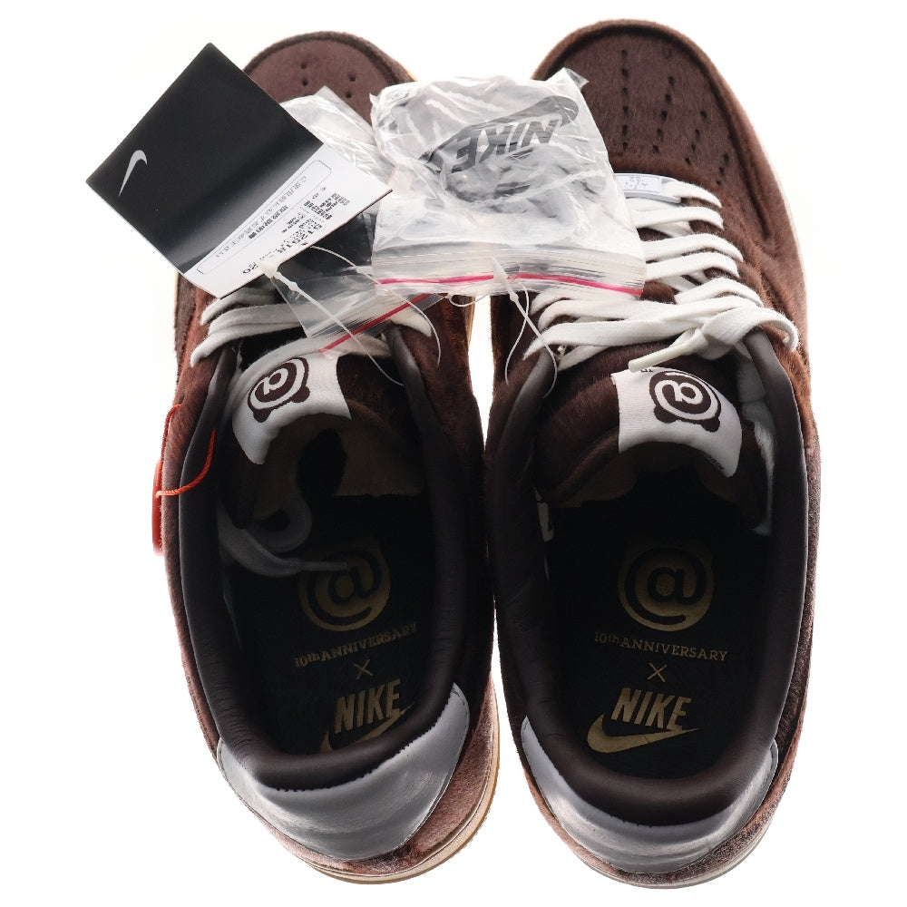 NIKE(ナイキ) 【観賞用 2011年製】AIR FORCE 1 LOW PRM TZ BE@RBRICK Brown 512518-220 エアフォース1 プレミアム ベアブリック ローカットスニーカー ブラウン US9/27cm