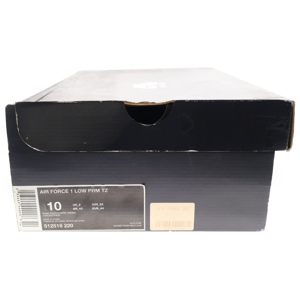 NIKE(ナイキ) 【観賞用 2011年製】AIR FORCE 1 LOW PRM TZ BE@RBRICK Brown 512518-220 エアフォース1 プレミアム ベアブリック ローカットスニーカー ブラウン US9/27cm