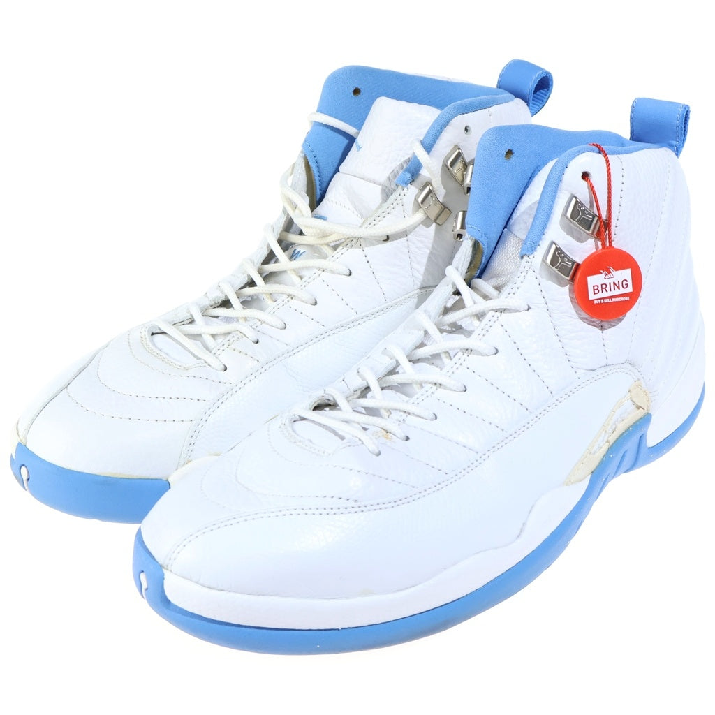 NIKE(ナイキ) 【観賞用 2004年製】JORDAN 12 RETRO Melo 136001 142 ジョーダン12レトロ メロ ハイカットスニーカー ホワイト/ライトブルー US11/29cm