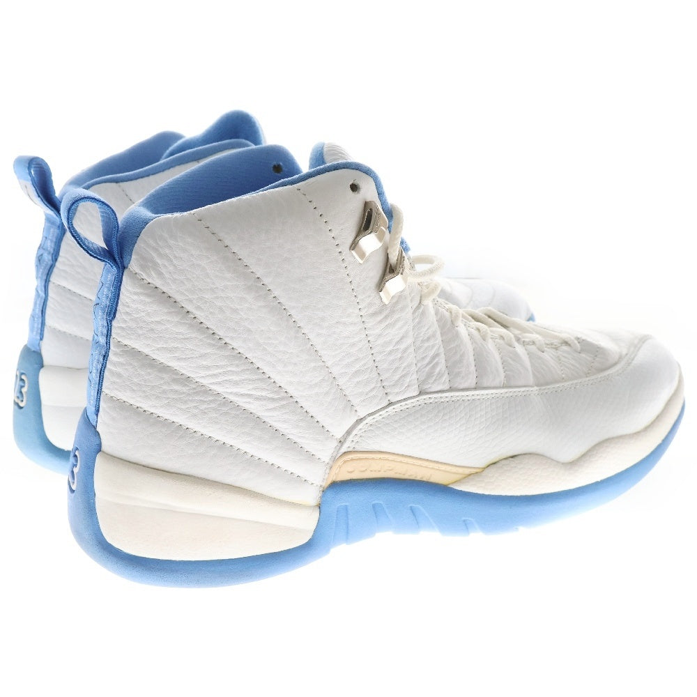 NIKE(ナイキ) 【観賞用 2004年製】JORDAN 12 RETRO Melo 136001 142 ジョーダン12レトロ メロ ハイカットスニーカー ホワイト/ライトブルー US11/29cm