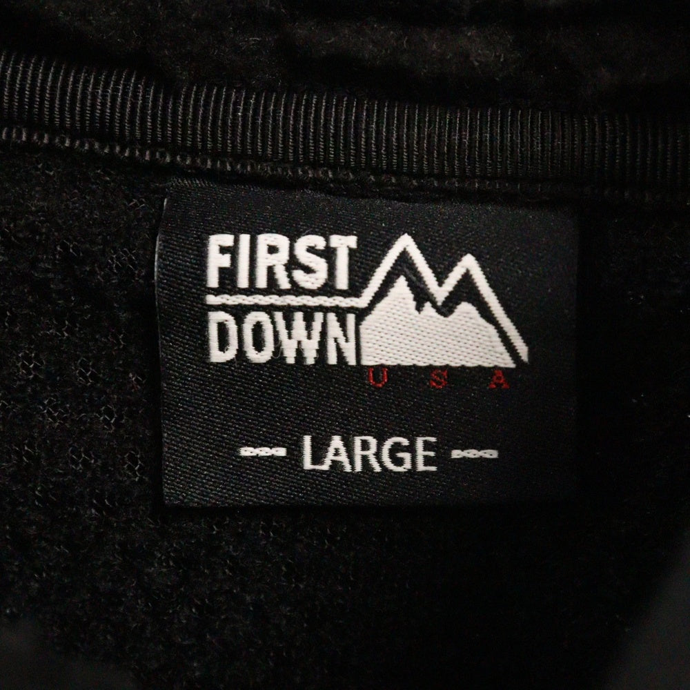 FIRST DOWN(ファーストダウン) TUMBLING BOA BLOUSON ボア フリースジャケット ブラック F842515