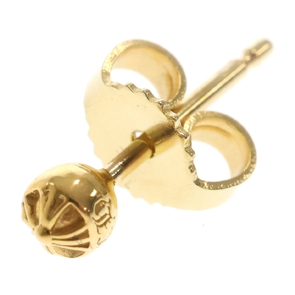 CHROME HEARTS(クロムハーツ) 22K STUD CRS BALL MINI ミニクロスボールスタッドピアス ピアス