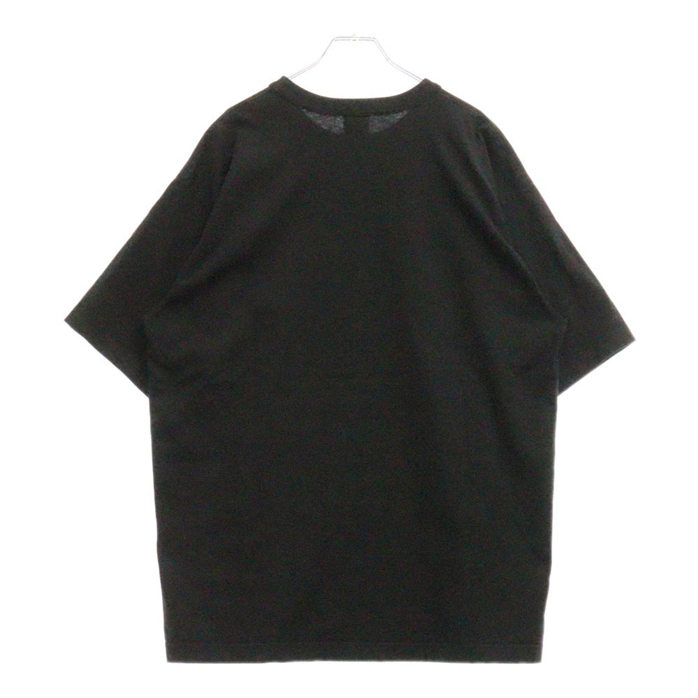 WTAPS(ダブルタップス) 24AW ×Champion Academy S/S T-Shirts フロント刺繍ロゴ 半袖Tシャツ カットソー ブラック C8-Z351