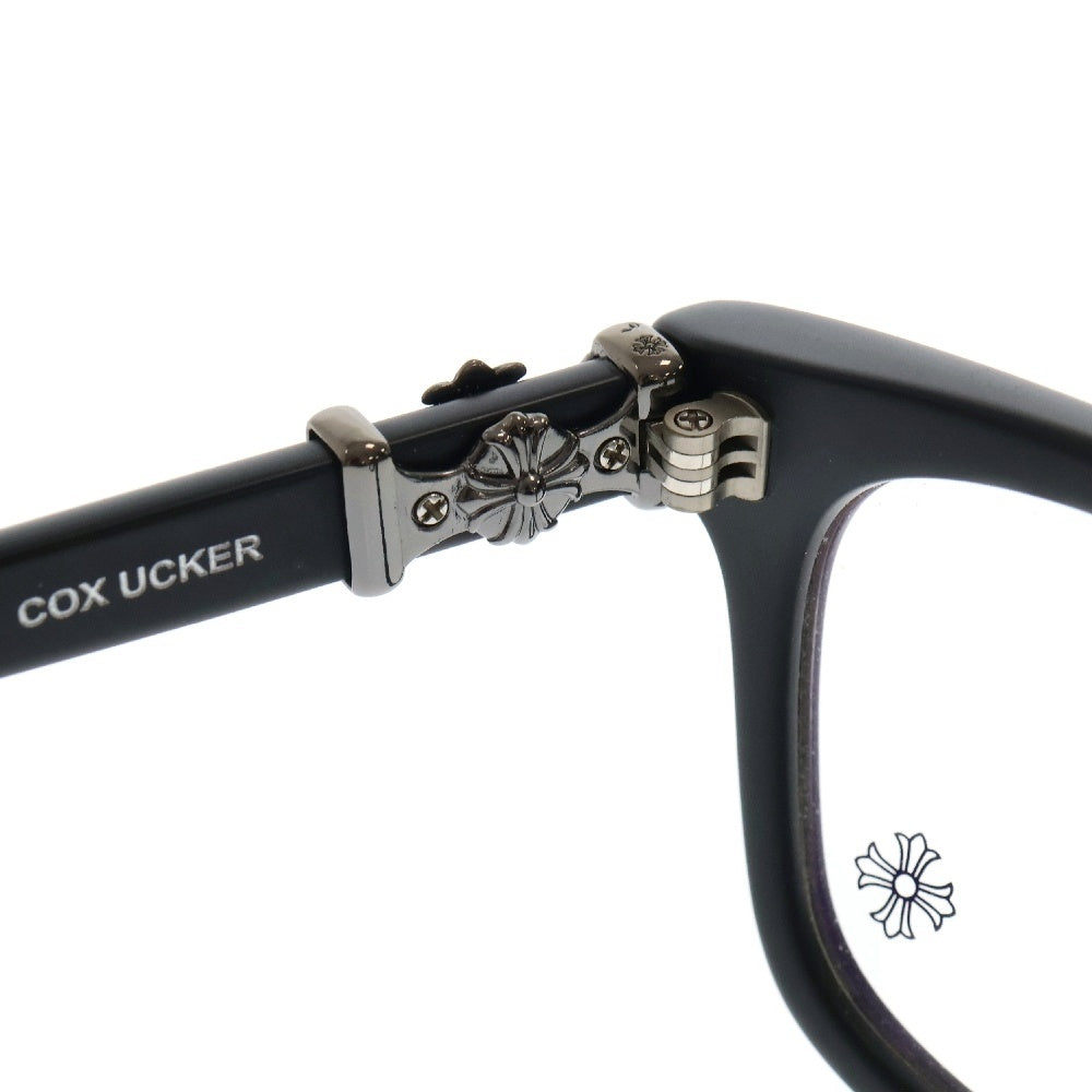 CHROME HEARTS(クロムハーツ) COX UCKER MBk ブラックロジウム CHクロステンプル ウェリントンサングラス メガネ 眼鏡 マットブラック
