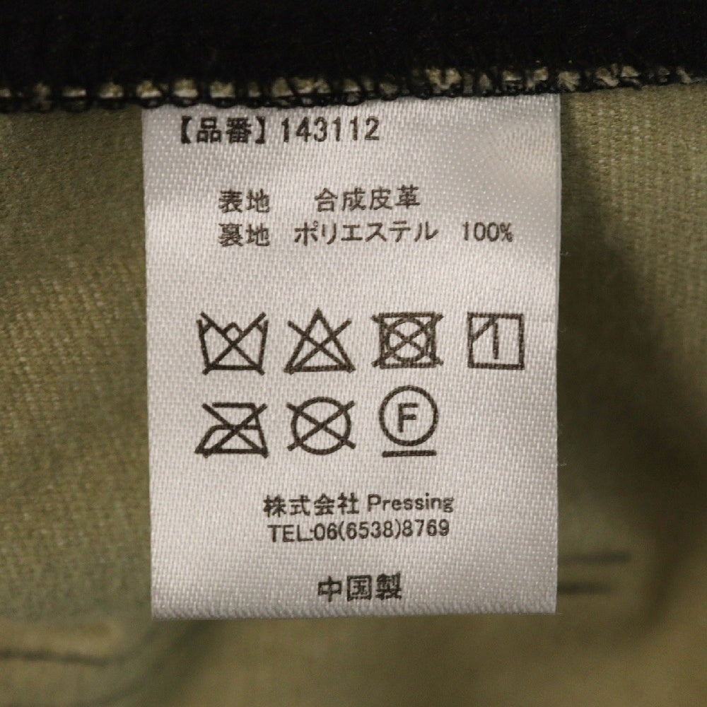 NO BRAND(ノーブランド) ROZEN KREUZ VINTAGE LEATHER PANTS ローゼン クロイツ ヴィンテージ レザー パンツ ブラック 143112