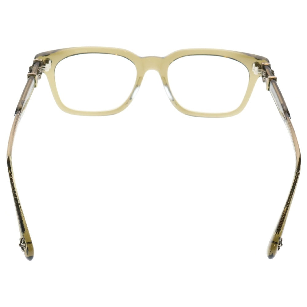 CHROME HEARTS(クロムハーツ) COX UCKER CHクロステンプル ウェリントン サングラス アイウェア クリア/シルバー