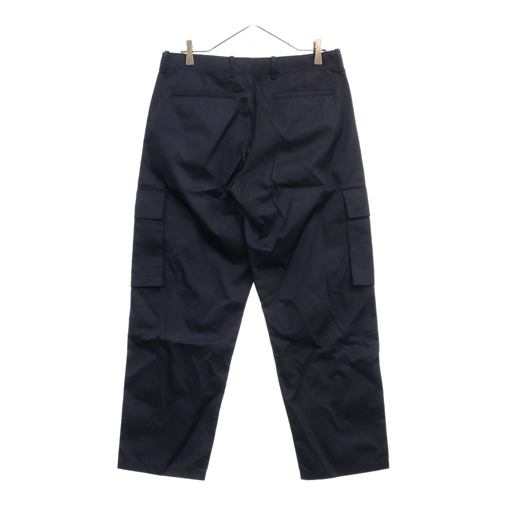 PRADA(プラダ) RE-NYLON リナイロン 三角ロゴプレート付き ナイロンカーゴパンツ ネイビー SPH243 S231 1WQ8