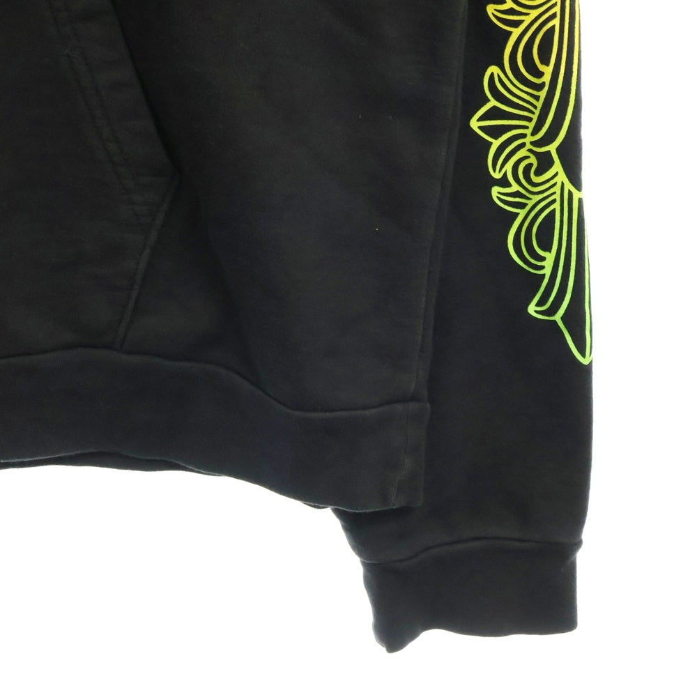 CHROME HEARTS(クロムハーツ) SWTSHRT PLVR グラデーションサークルプリントプルオーバーパーカー ブラック/マルチカラー