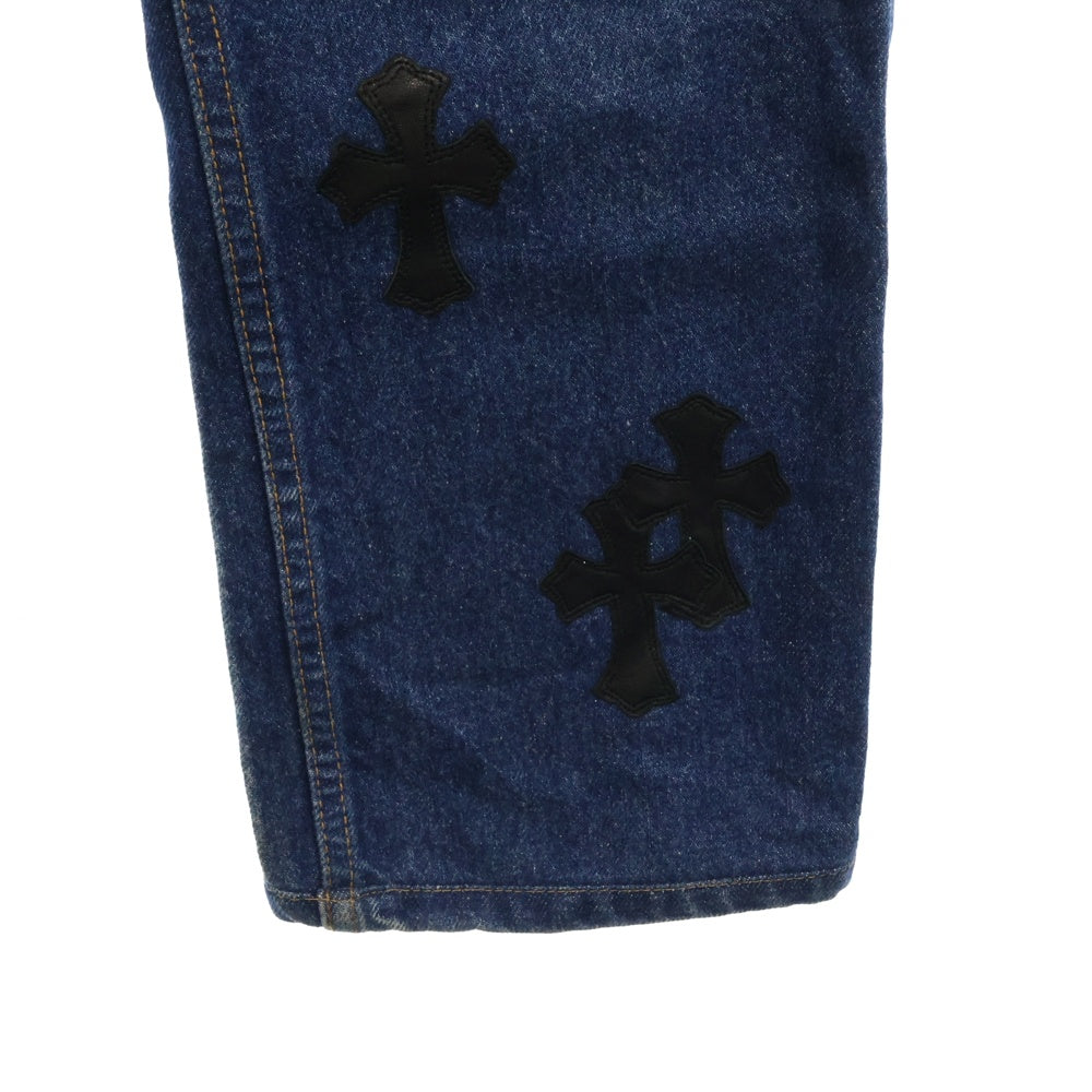 CHROME HEARTS(クロムハーツ) ×LEVI'S 517 U VNTG JEAN リーバイス517 ヴィンテージ クロスパッチ デニムパンツ パッチ インディゴ/シルバー