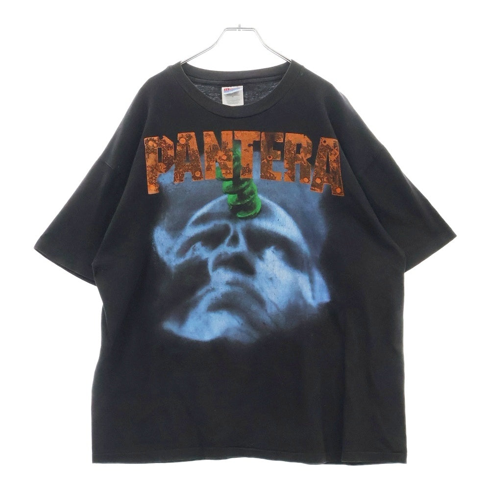 VINTAGE(ヴィンテージ) 90's PANTERA FAR BEYOND DRIVEN HANES パンテラ プリント半袖Tシャツ カットソー ブラック