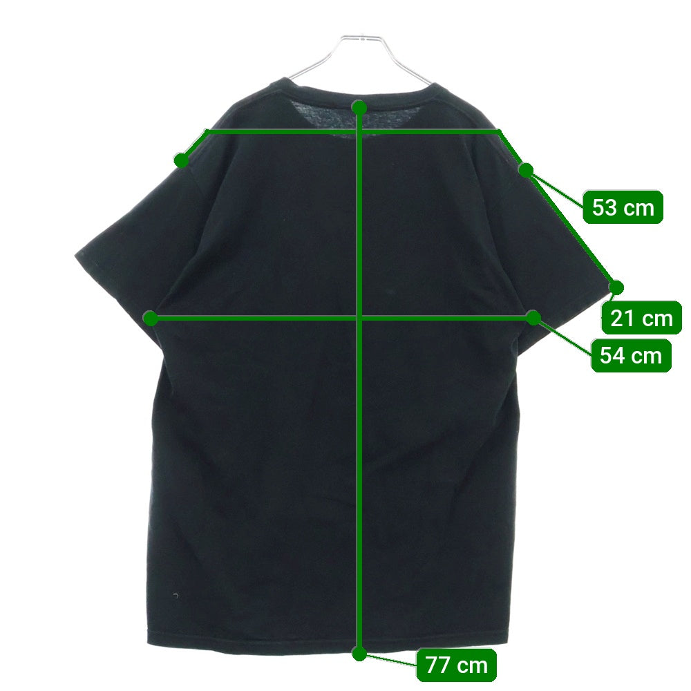 VINTAGE(ヴィンテージ) LED ZEPPELIN HERMIT GILDAN レッドゼッペリン プリント半袖Tシャツカットソー ブラック