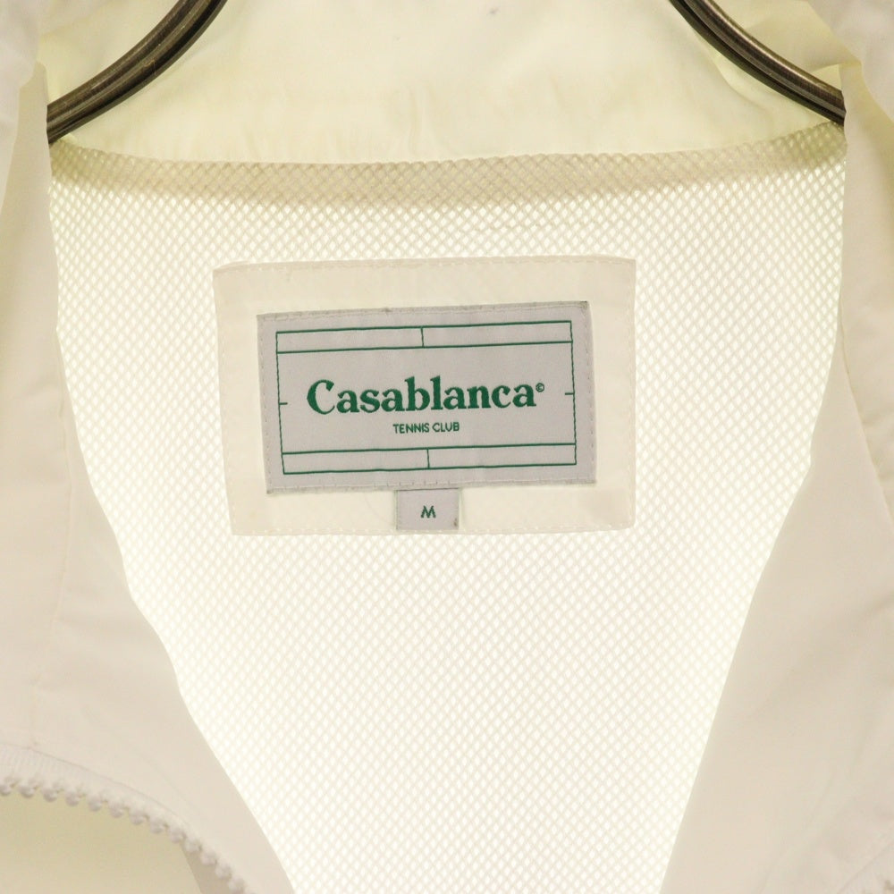 CASABLANCA(カサブランカ) Laser Detail Track Jacket レーサーディテール トラックジャケット ホワイト/グリーン