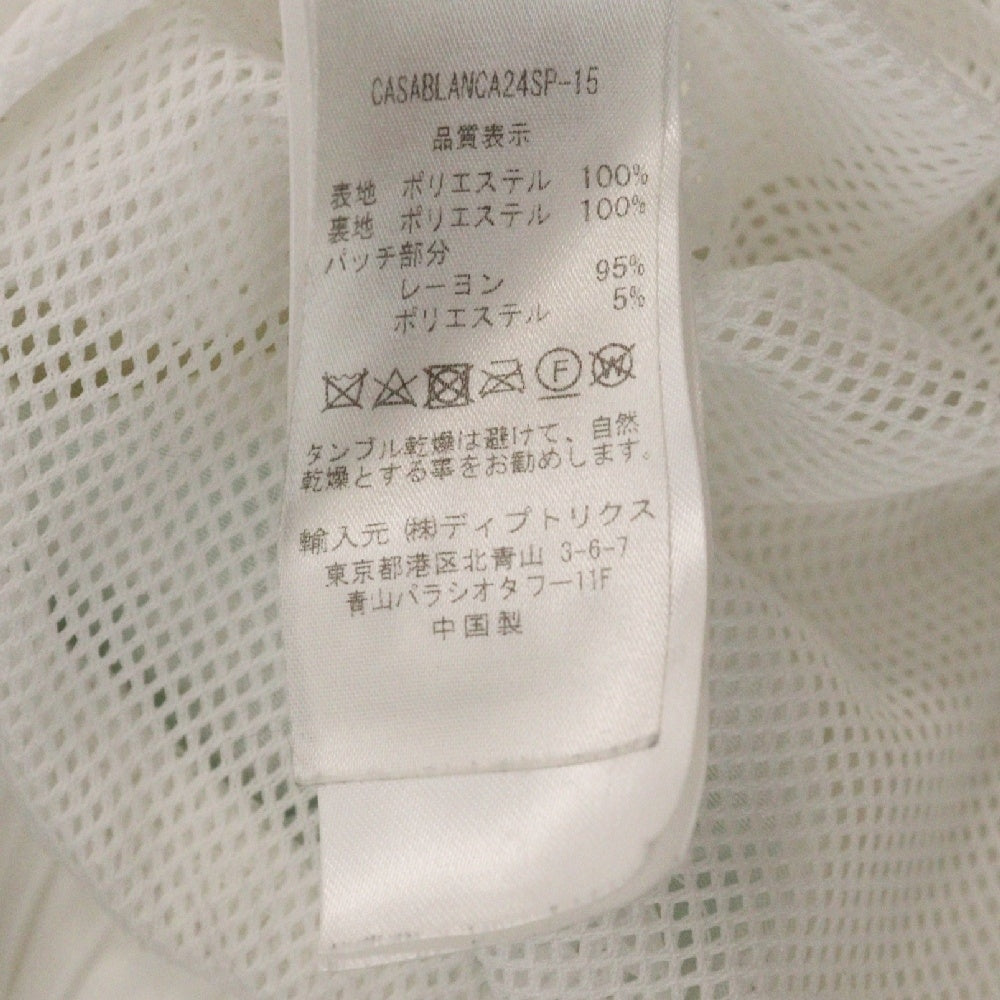CASABLANCA(カサブランカ) Laser Detail Track Jacket レーサーディテール トラックジャケット ホワイト/グリーン