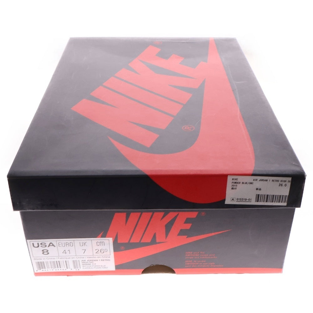 NIKE(ナイキ) AIR JORDAN1 RETRO HIGH UNC 555088-117 エアジョーダン1 ノースカロライナ ハイカットスニーカー ブルー/ホワイト US8/26cm