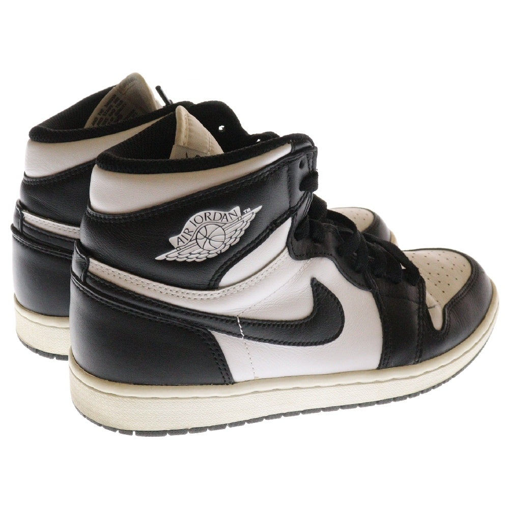 NIKE(ナイキ) 【観賞用 2013年製】AIR JORDAN 1 RETRO HIGH OG BLACK WHITE PANDA 555088-010 エアジョーダン1 パンダ ハイカットスニーカー ブラック/ホワイト US8/26cm