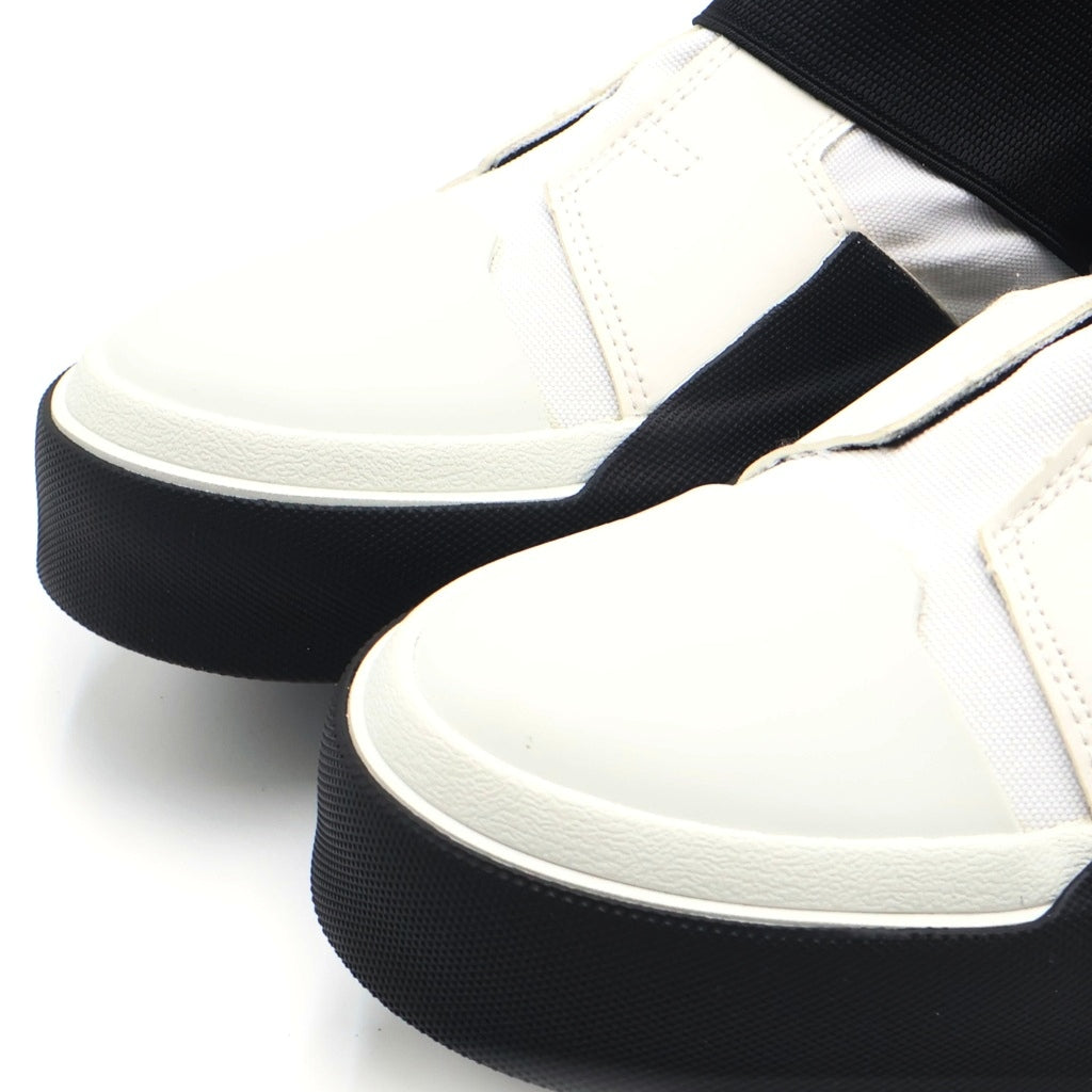 NILoS(ニルズ) MULTI EDGE SOLE SNEAKER マルチエッジソール ハイカットスニーカー ホワイト/ブラック 002FWM1