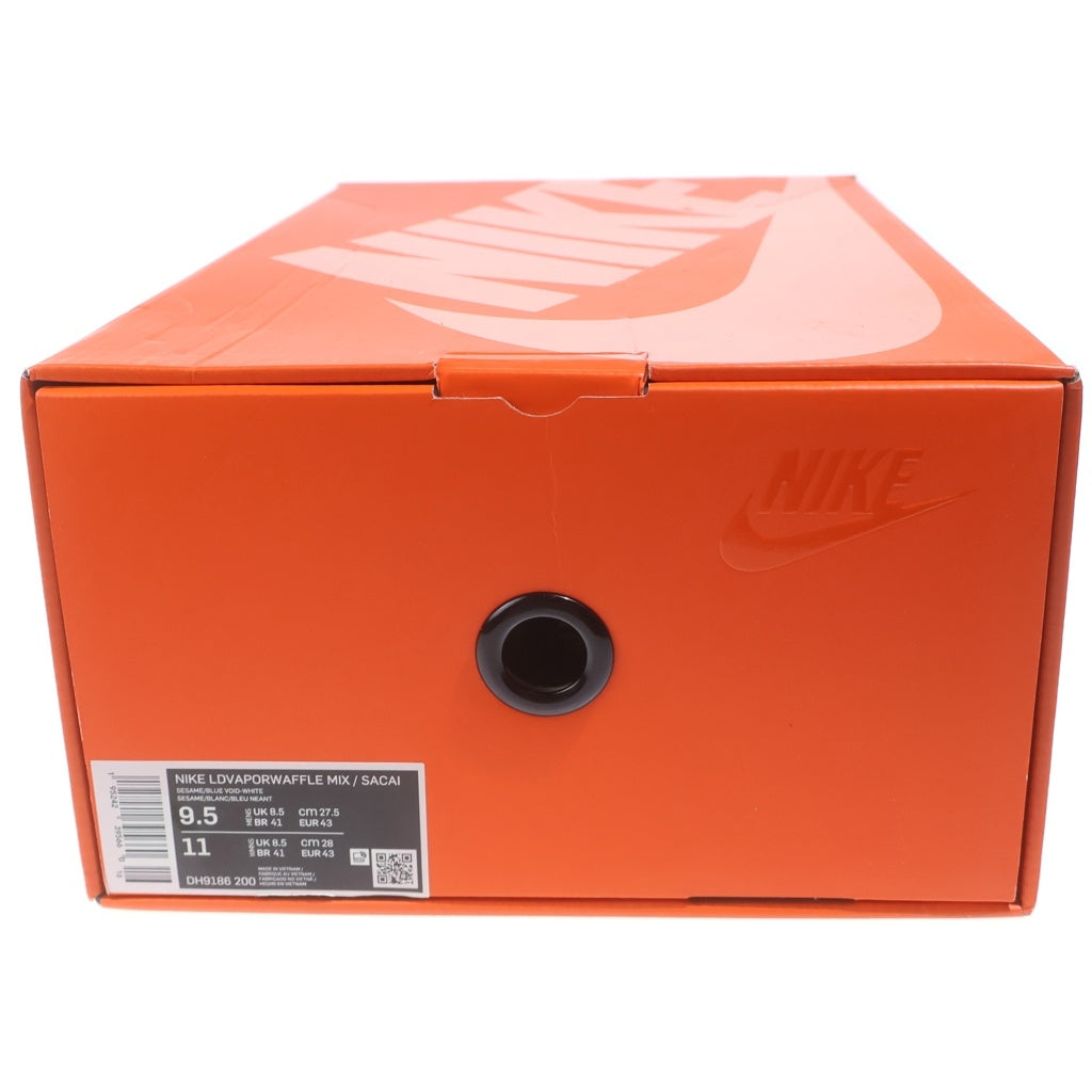 NIKE(ナイキ) ×Jean-Paul Gaultier ×sacai Vapor Waffle Sesame ジャンポール・ゴルチエ サカイ ヴェイパー ワッフル セサミ ローカットスニーカー US9.5/27.5cm DH9186-200