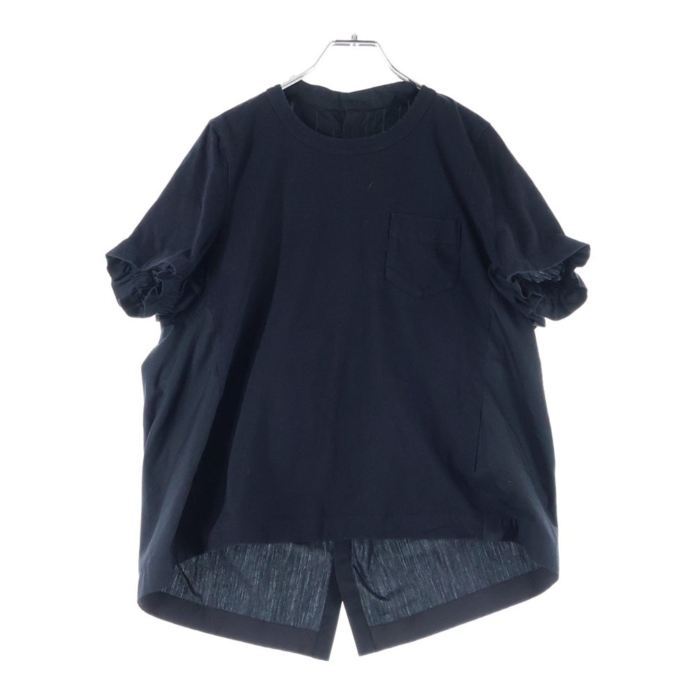 夏帆着用✨️完売品✨️sacai スウェット ナイロン切替 スナップボタン サイズ2 サカイ（SACAI）2023秋冬コレクション | ファッション | ELLE