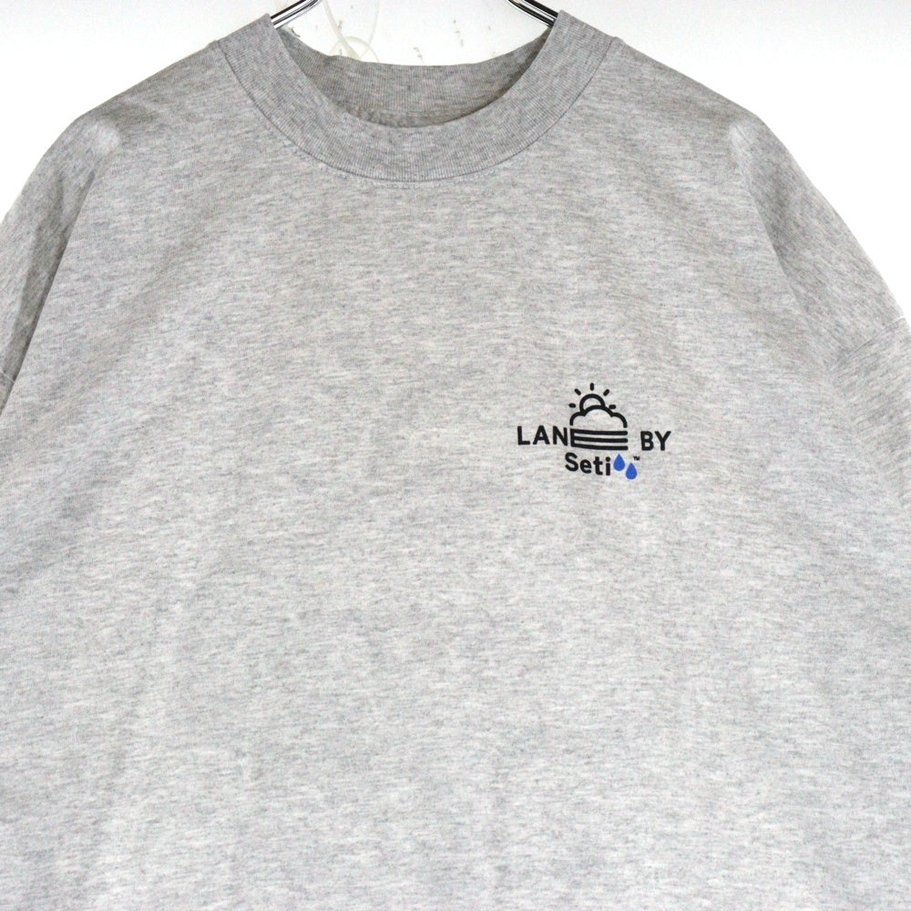 LANE BY BROCHURE(レーンバイブローシュアー) ×ALWAYTH ×Setinn PROOF TEE オルウェイズ セットイン プルーフ Tシャツ グレー