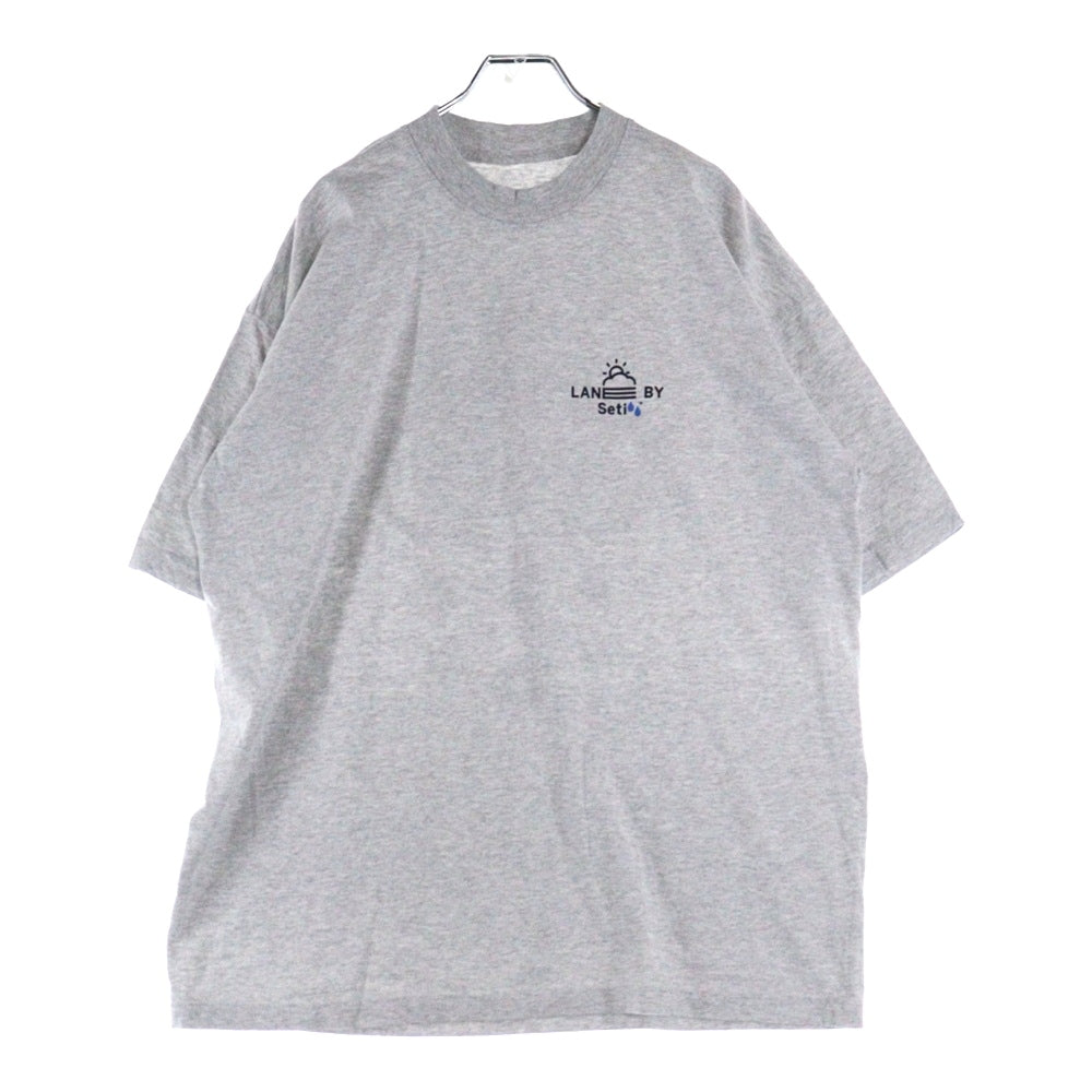 LANE BY BROCHURE(レーンバイブローシュアー) ×ALWAYTH ×Setinn PROOF TEE オルウェイズ セットイン プルーフ Tシャツ グレー