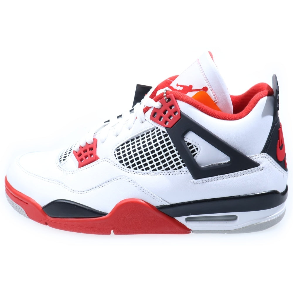NIKE(ナイキ) AIR JORDAN 4 RETRO OG FIRE RED 2020 エアジョーダン4 レトロ ファイヤーレッド ハイカットスニーカー ホワイト/レッド US10/28cm DC7770-160