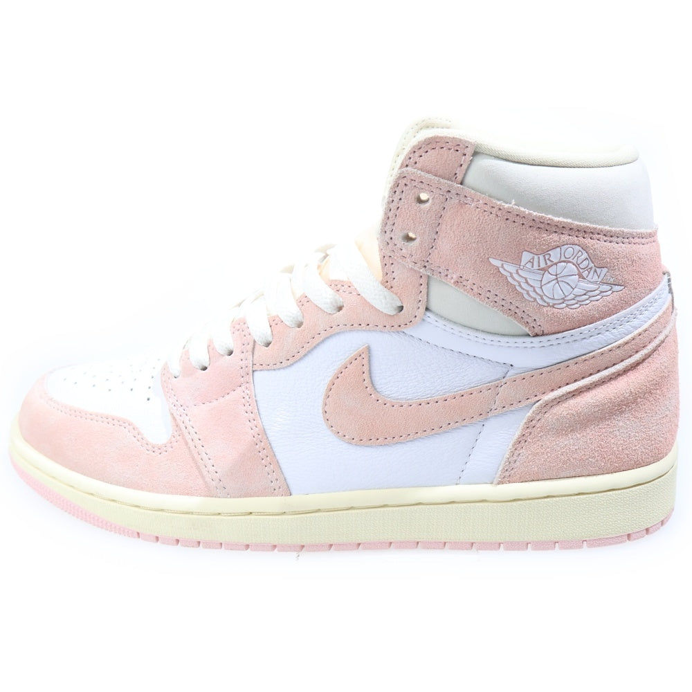 NIKE(ナイキ) WMNS AIR JORDAN 1 RETRO HIGH OG Washed Pink FD2596-600 ウィメンズ エア ジョーダン 1 レトロ ウォッシュドピンク ハイカットスニーカー US10.5/27.5cm レディース