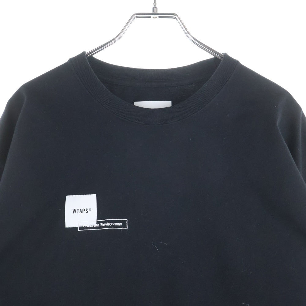 WTAPS(ダブルタップス) 21SS HOME BASE/LS/COPO 211ATDT-CSM06 ホームベース ロングスリーブ Tシャツ ブラック