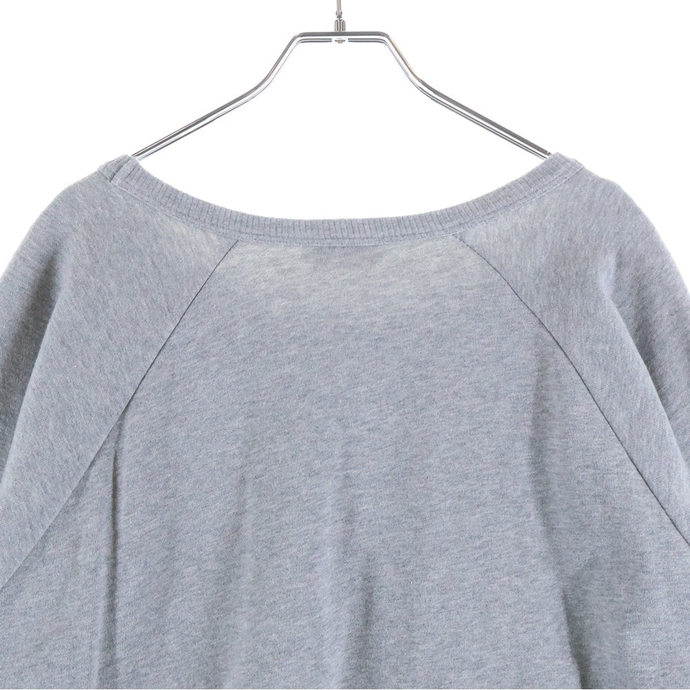 CELINE(セリーヌ) 23AW フロントロゴ刺繍 クルーネック長袖スウェットトレーナー グレー レディース 2Y28D670Q.09HA