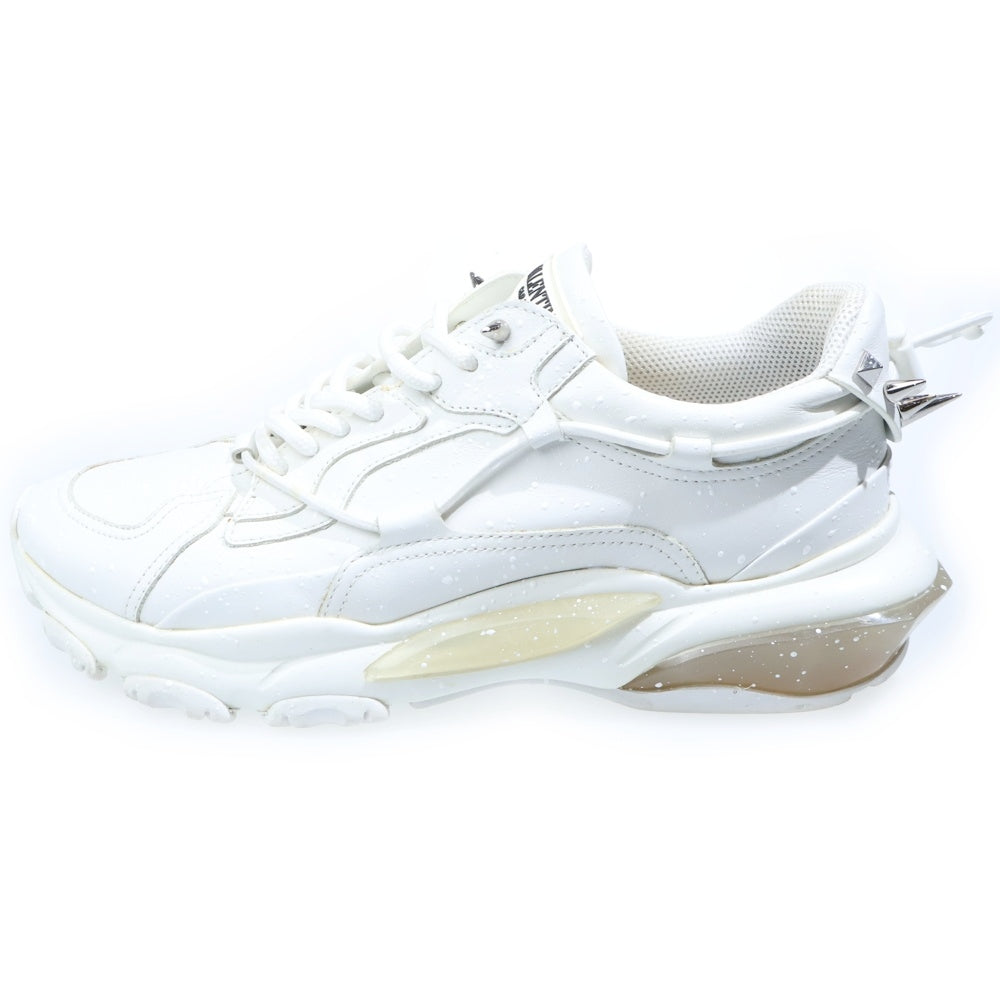 VALENTINO GARAVANI(ヴァレンチノガラヴァーニ) バウンス レザー ローカットスニーカー ホワイト MQB20Y042