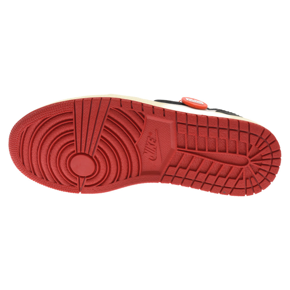 NIKE(ナイキ) ×Trophy Room AIR JORDAN 1 LOW OG トロフィールーム エアジョーダン1 ローカットスニーカー レッド/ブラック US8.5/26.5cm FN0432-100