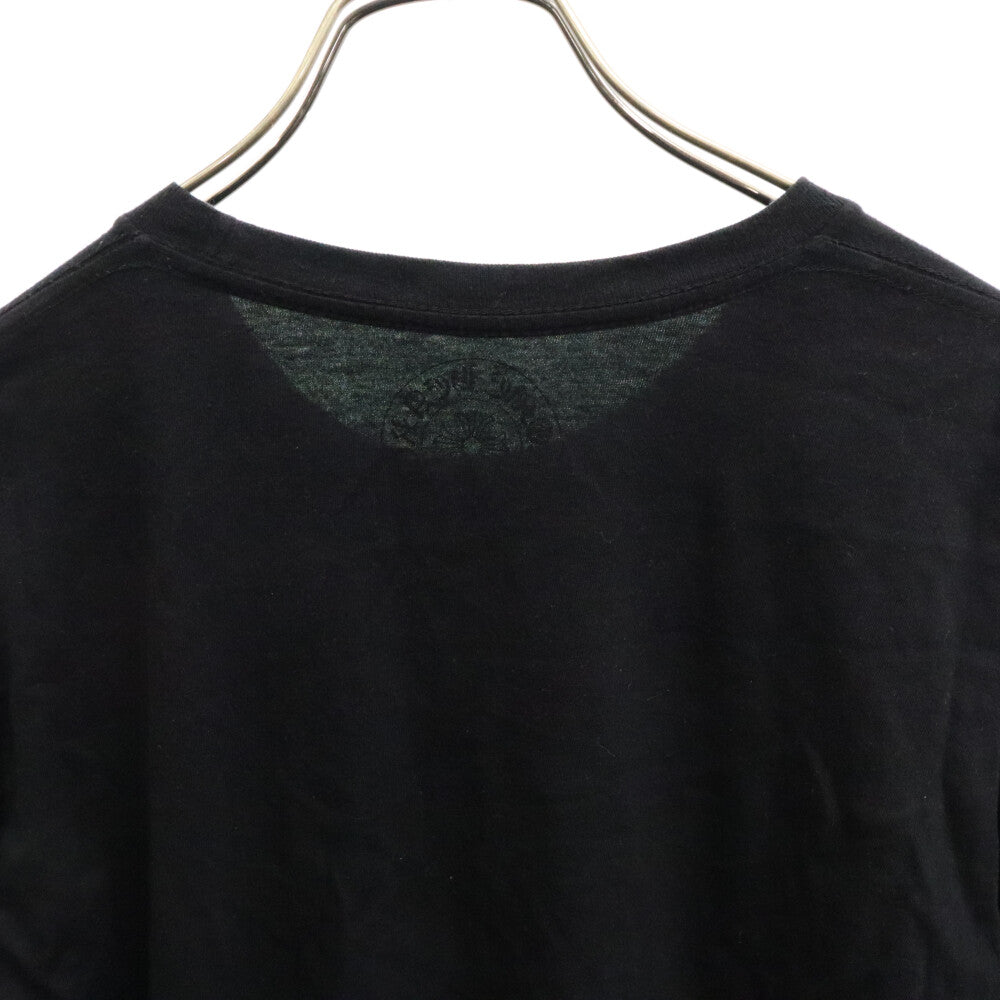 CHROME HEARTS(クロムハーツ) Neck Logo L/S Tee ネックロゴ長袖カットソー ロンT ブラック/ブラウン