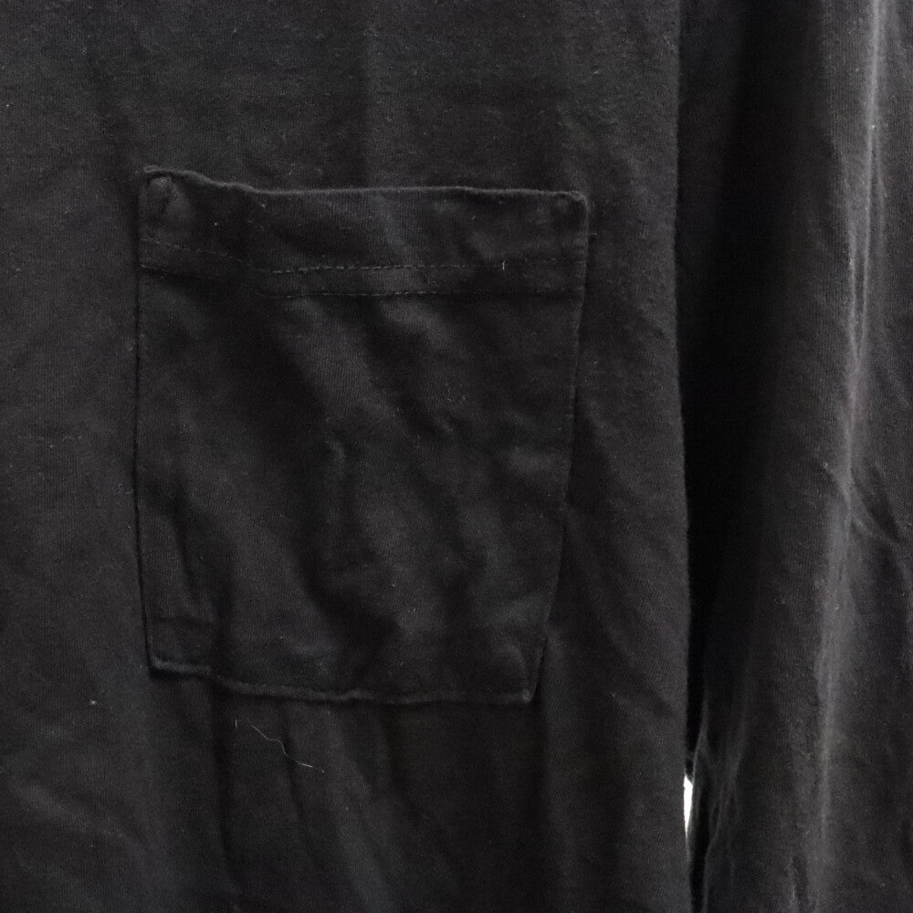 CHROME HEARTS(クロムハーツ) Neck Logo L/S Tee ネックロゴ長袖カットソー ロンT ブラック/ブラウン