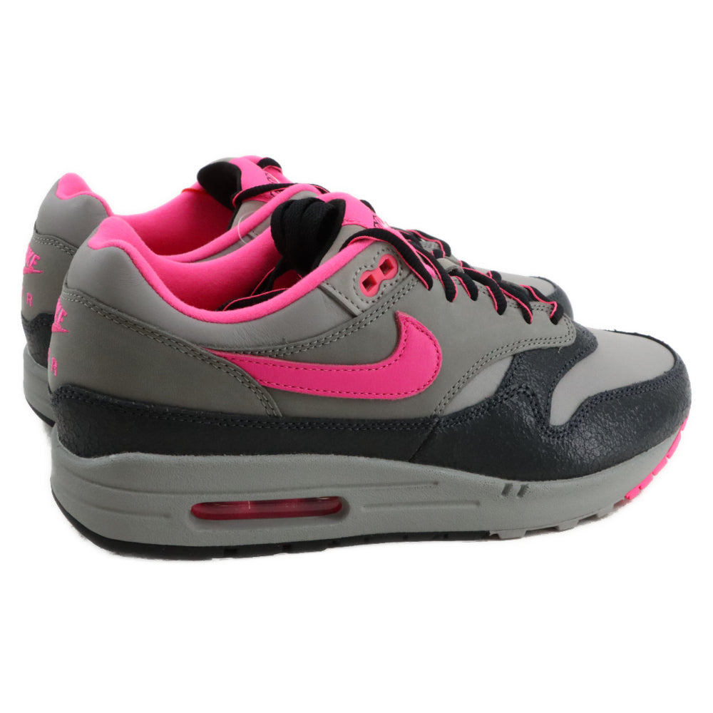 NIKE(ナイキ) × HUF AIR MAX 1 Anthracite Pink Pow ハフ エアマックス1 アンスラサイト ピンクパウ スニーカー グレー HF3713-003 US9/27cm