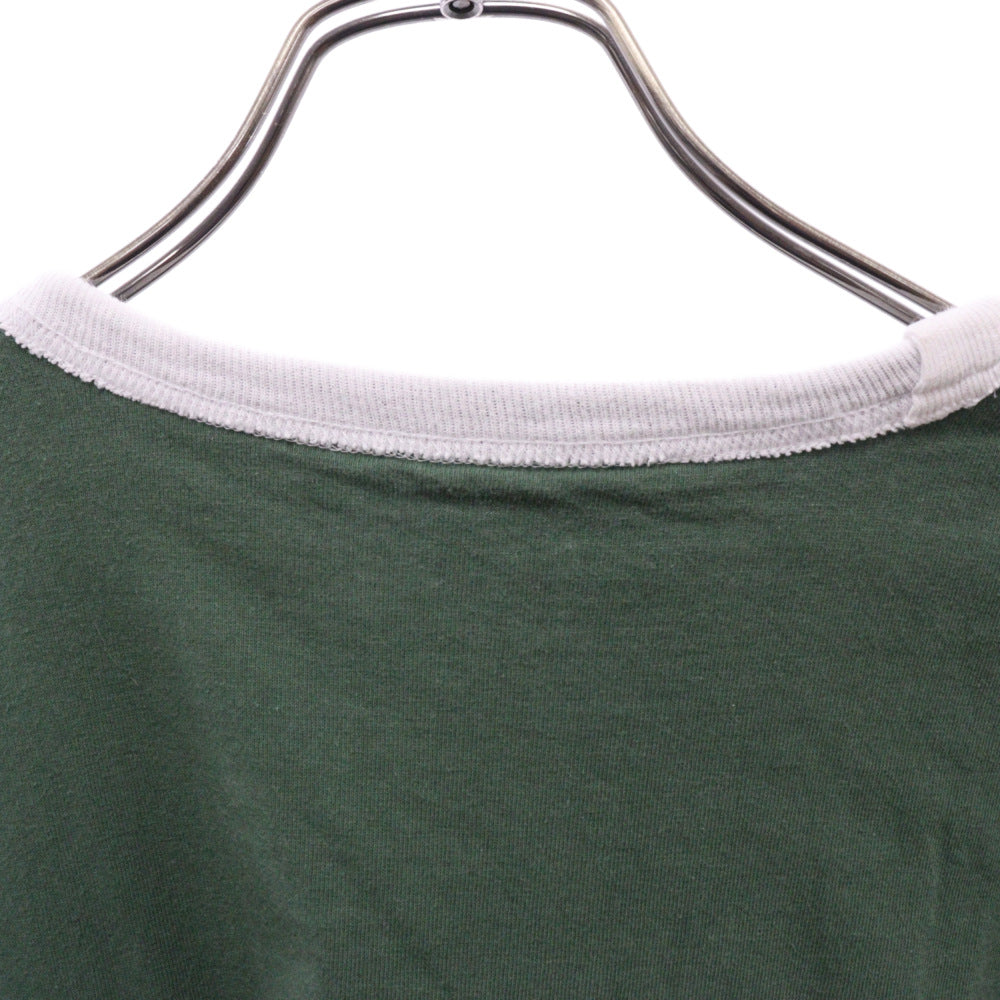FTC(エフシーティー) FTC LOGO REVERSIBLE TEE ロゴプリントリバーシブル半袖カットソー 半袖Tシャツ グリーン/ホワイト FTC023SUMSH10
