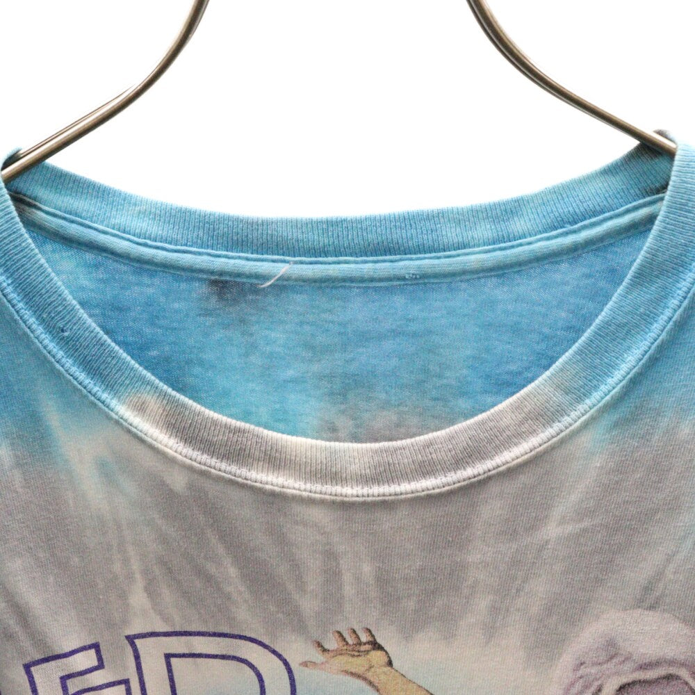 VINTAGE(ヴィンテージ) LED ZEPPELIN レッドツェッペリン タイダイ柄 クルーネック半袖Tシャツカットソー マルチカラー