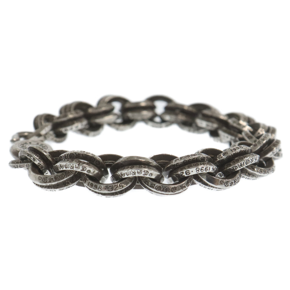 CHROME HEARTS(クロムハーツ) 2 DOUBLE B RING ダブルBリング シルバーブレスレット