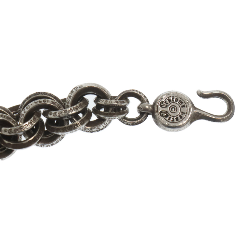 CHROME HEARTS(クロムハーツ) 2 DOUBLE B RING ダブルBリング シルバーブレスレット