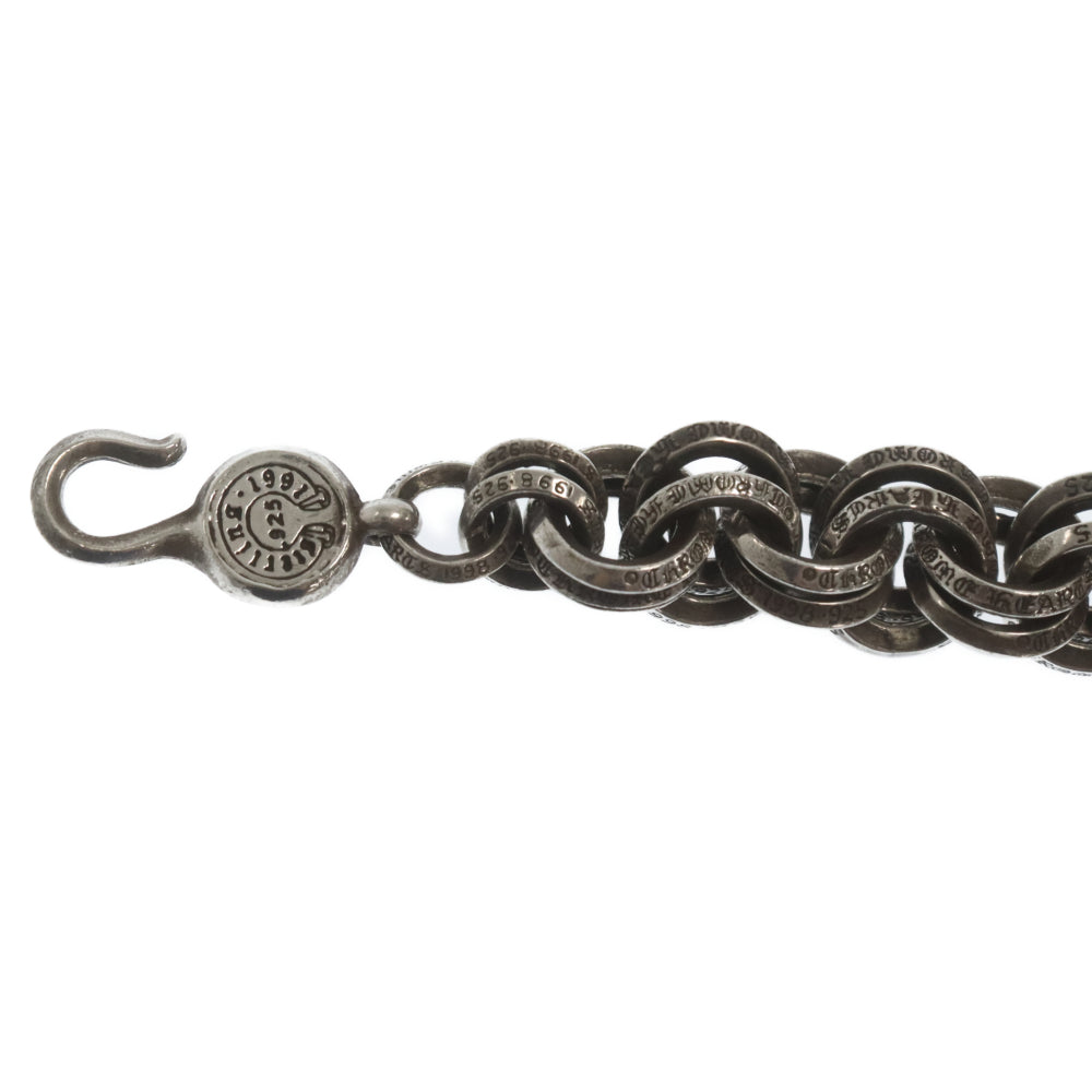 CHROME HEARTS(クロムハーツ) 2 DOUBLE B RING ダブルBリング シルバーブレスレット