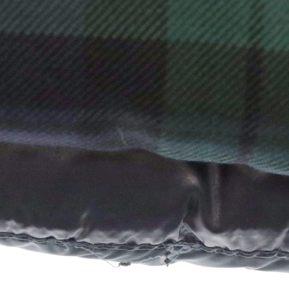 MONCLER(モンクレール) DEFENSE ダウンジャケット チェック柄 グリーン 920-091-41351-50