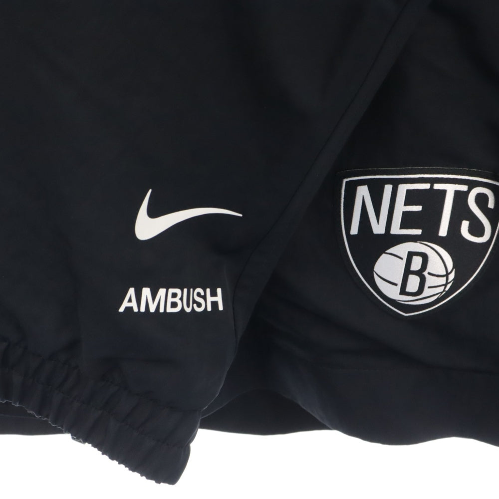 NIKE(ナイキ) ×AMBUSH NBA COLLECTION NETS JACKET ×アンブッシュ ネッツ ジップジャケット ブラック/ホワイト DB8576-010