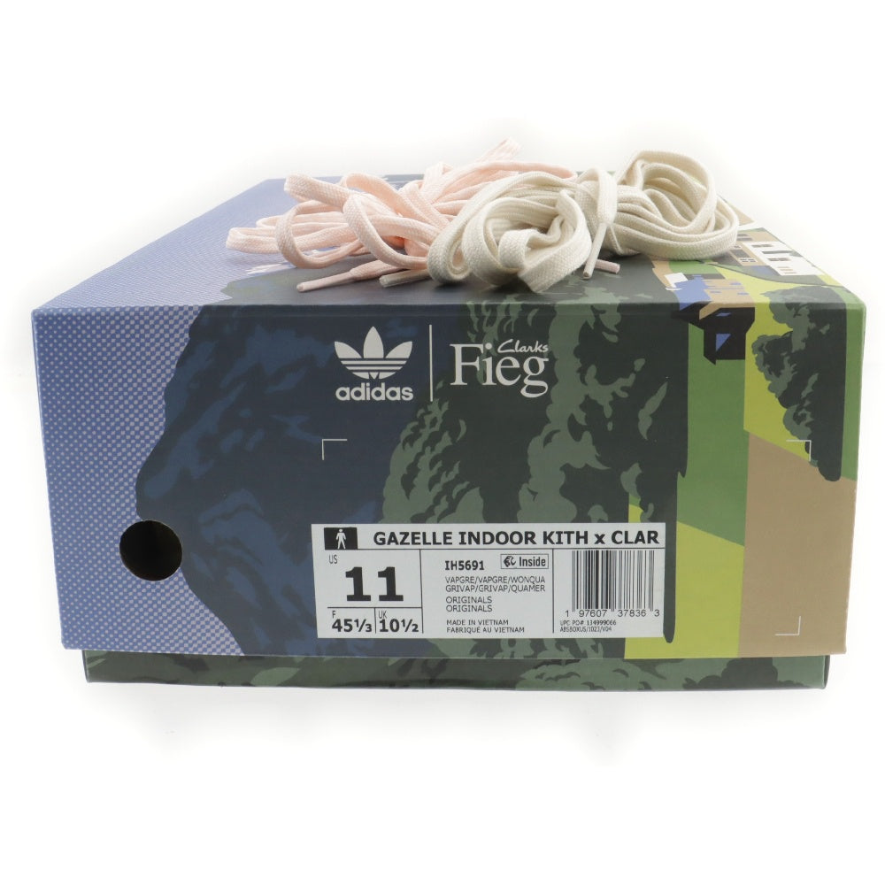 adidas(アディダス) × Clarks × 8th Street Ronnie Fieg Molecule Exclusive IH5691 8th ストリート ガゼル インドア キス × クラークス × アディダス スニーカー US11