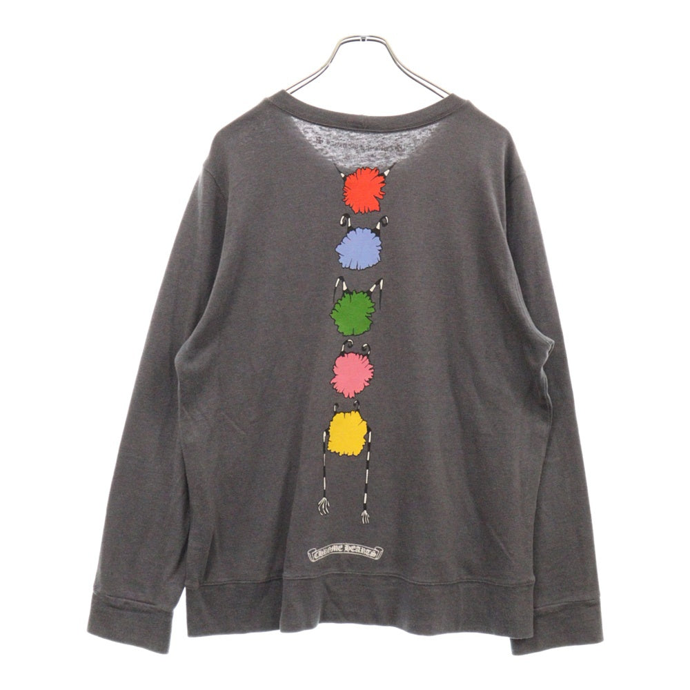 CHROME HEARTS(クロムハーツ) ×MATTY BOY Scoop ×マッティボーイ バックプリント 長袖Tシャツ ロングスリーブ ロンT グレー