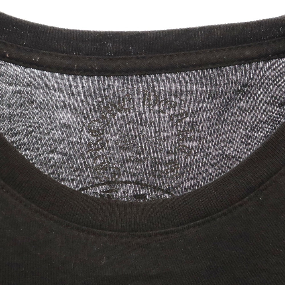 CHROME HEARTS(クロムハーツ) マルチロゴ胸ポケット付き半袖Tシャツ 半袖カットソー ブラック