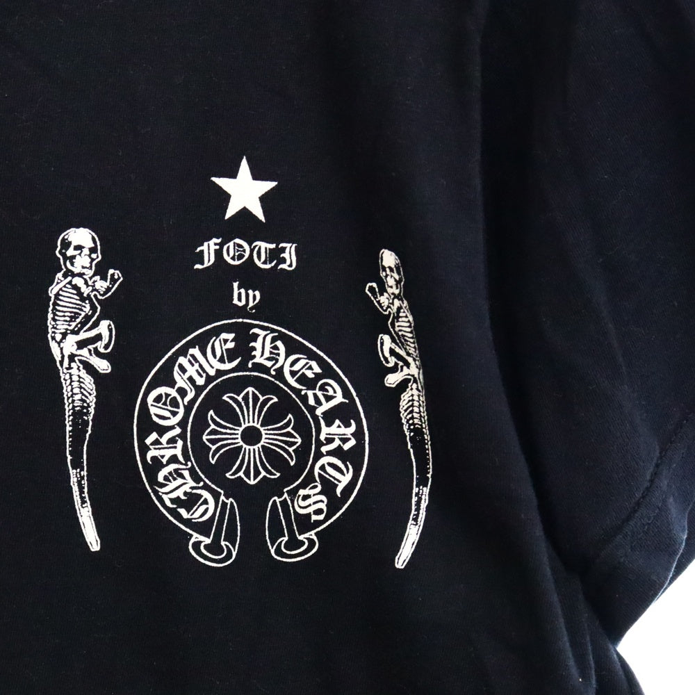 CHROME HEARTS(クロムハーツ) FOTI JARVIS EYE フォティ ジャービスアイバックプリント半袖カットソー 半袖Tシャツ ブラック