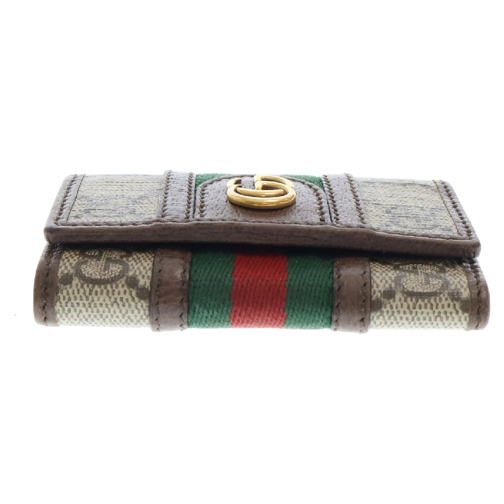 GUCCI(グッチ) オフィディア GGスプリームキャンバス 6連キーケース ブラウン 603732