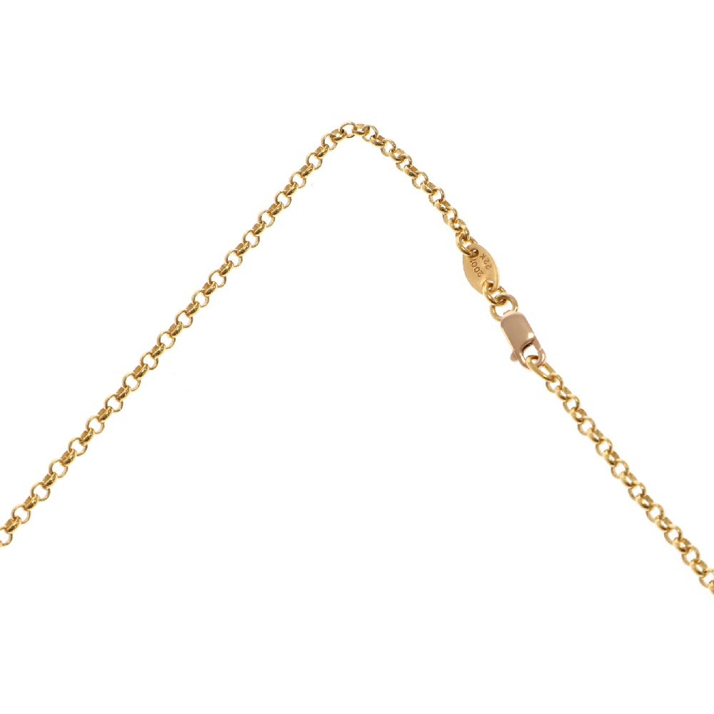 CHROME HEARTS(クロムハーツ) 22K NECKCHAIN R18 ロールチェーン18inch ネックレス ゴールド