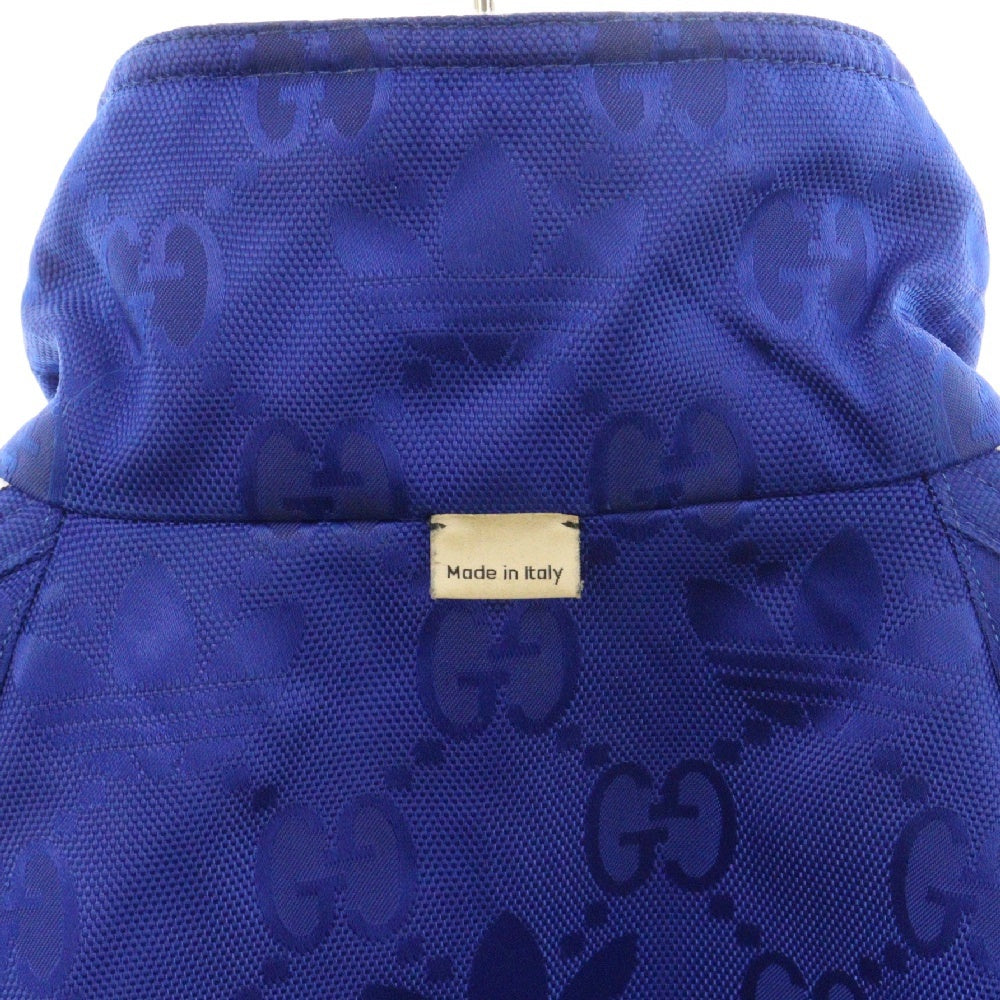 GUCCI(グッチ) 23SS ×GG Canvas Reversible Jacket GGキャンバス リバーシブルジップアップジャケット ブラウン/ブルー 723883 ZAKX1