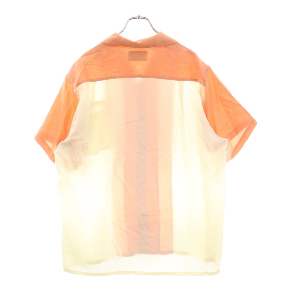 WACKO MARIA(ワコマリア) 20SS TWO TONE 50s SHIRT TYPE-1 ツートーンオープンカラー半袖シャツ ピンク/ホワイト 20SS-WMS-OC01