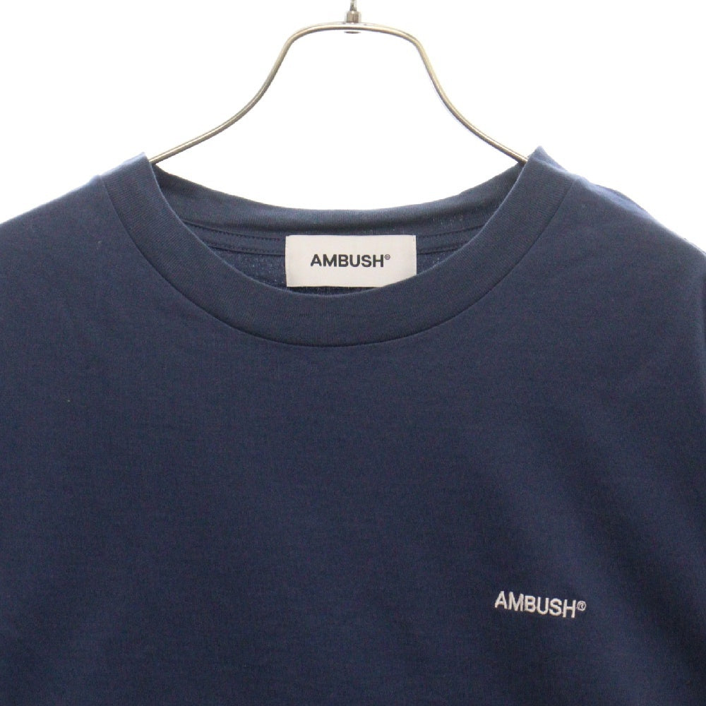 AMBUSH(アンブッシュ) BALLCHAIN T-SHIRT ロゴ ボールチェーン クルーネック半袖Tシャツカットソー ブルー 12115440
