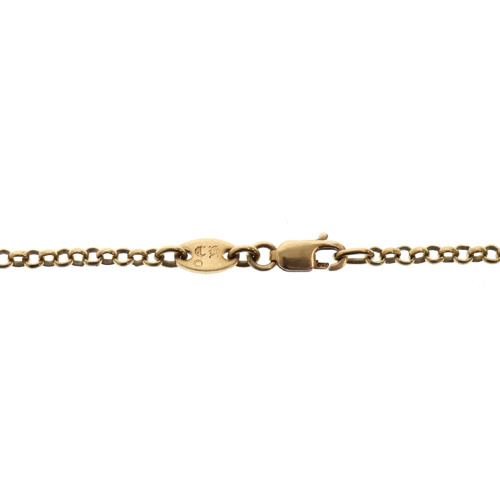 CHROME HEARTS(クロムハーツ) 22K NECKCHAIN R18 ロールチェーン18inch ネックレス ゴールド